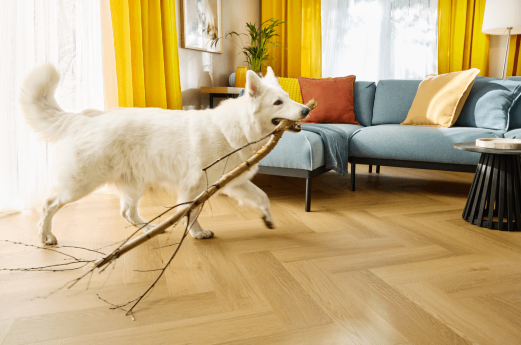 AMARON HERRINGBONE - Fischgrät-Chevron MENOR Eiche